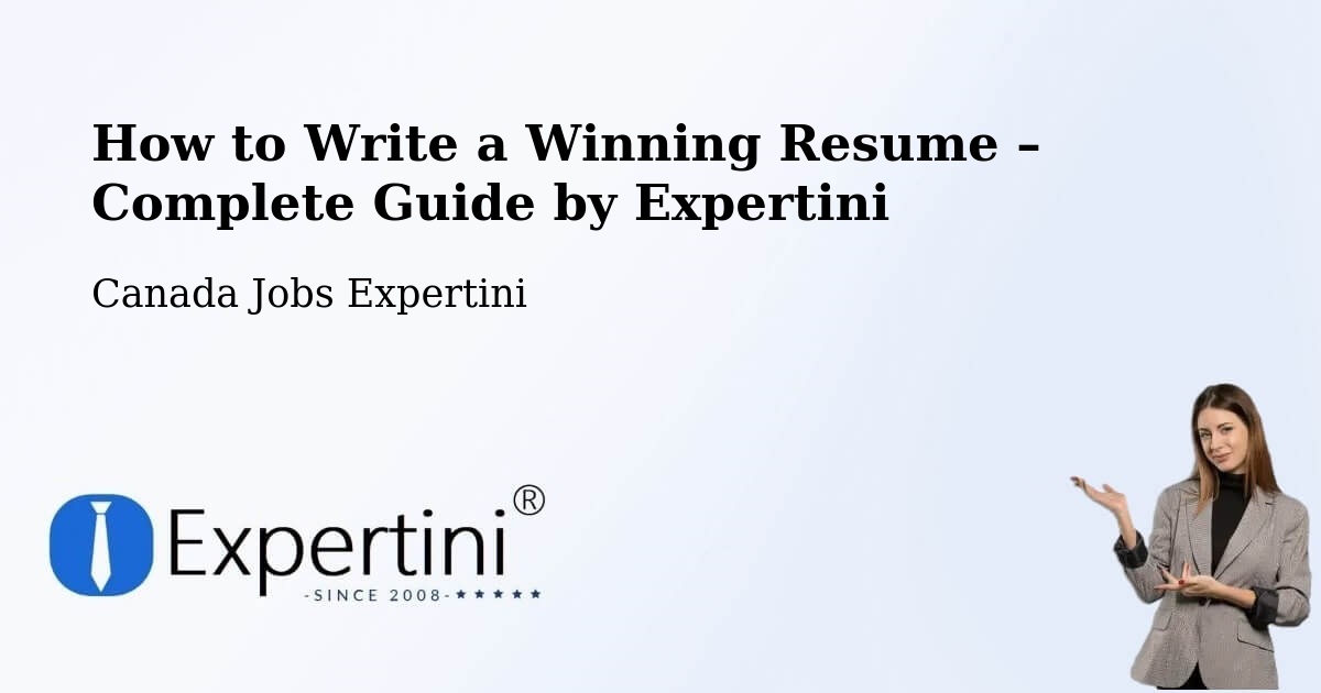 Resume Writing Guide for Job Seekers – North Perth - North Perth, Canada Jobs Expertini