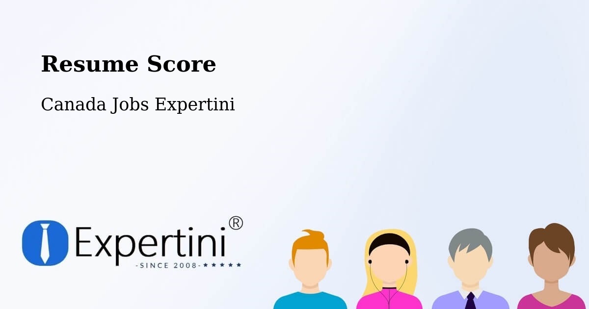 Resume Score & Job Description Match Tool – North Perth - Canada Jobs Expertini